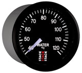Autometer Stack 52mm 40-120 Deg C 1/8in NPTF Male Pro Stepper Motor Water Temp Gauge - Black - ST3307