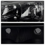 xTune Chevy Silverado 2500HD 03-06 Crystal Headlights w/ Bumper Lights HD-JH-CSIL03-AM-BSM-SET - 9030253