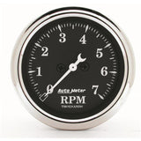 Auto Meter Gauge Quad 5in 0E-90F Elec Old Tyme Black - 1719