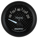 Autometer GT Series 52mm Short Sweep Electronic 100-250 Deg F Transmission Temperature - 8049