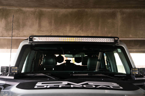 DV8 21+ Ford Bronco Curved Light Bracket for 12 3in. Pod Lights - LBBR-03