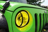 Oracle Jeep Wrangler JK 07-17 LED Waterproof Halo Kit - ColorSHIFT w/ Simple Controller - 3943-504