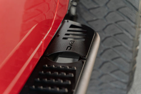 DV8 Offroad 07-18 Jeep Wrangler JK (4 Door Only) OE Plus Side Steps - SRJK-08