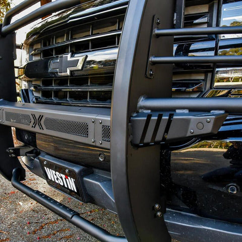 Westin 16-18 Chevy Silverado 1500 Sportsman X Grille Guard - Textured Black - 40-33875