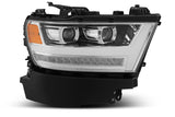 AlphaRex 19-20 Ram 1500HD PRO-Series Proj Headlight Plnk Styl Chrm w/Activ Light/Seq Signal/Plnk DRL - 880514