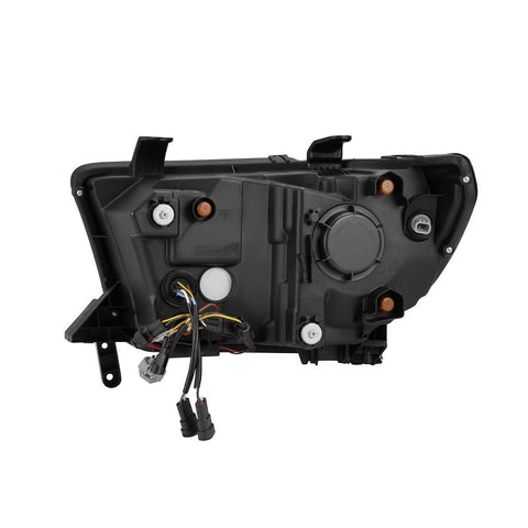 AlphaRex 07-13 Toyota Tundra / 08-17 Sequoia LUXX LED Proj HL Alpha-Blk w/Actv Light Seq. Sig + DRL - 880825