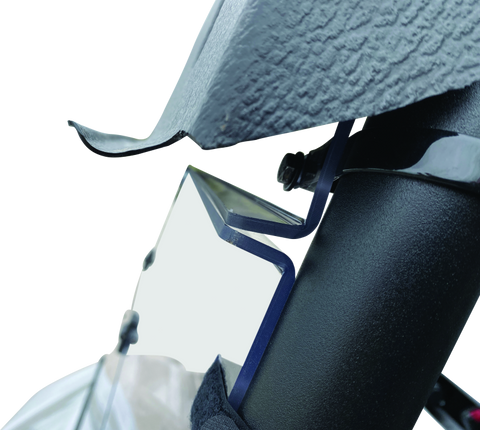 QuadBoss 16-22 Kawasaki KAF820 Mule Pro-DX Windbreak Folding Windshield - 375787