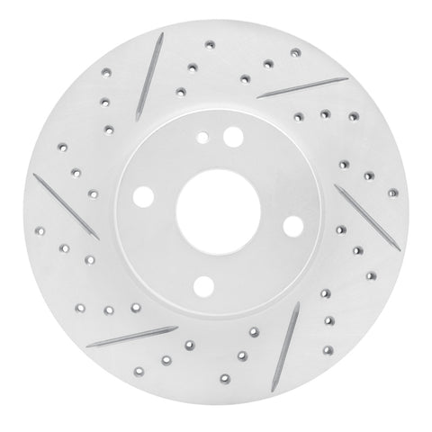 R1 16-25 Mazda 2 (Mexico) Front Left Drilled & Slotted Geo-Carbon Rotor - 830-91003L