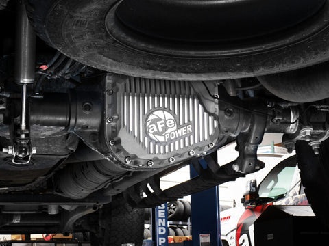 aFe POWER Street Series Rear Diff Cover Raw w/ Machined Fins Ford F-250/350 23-26 (Sterling 11.6) - 46-71490A