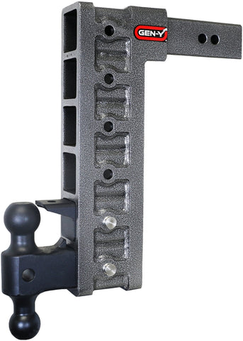 Gen-Y Mega Duty 2.5in Shank 15in Drop 21K Hitch w/Dual-Ball/Pintle Lock/Stabilizer Kit - GH-626
