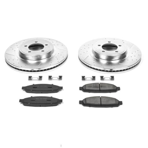 Power Stop 03-05 Lincoln Aviator Front Z23 Evolution Sport Brake Kit - K3024