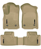 Husky Liners 16-22 Dodge Durango Weatherbeater Tan Front & 2nd Seat Floor Liners - 99153