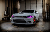 Oracle 15-21 Dodge Charger RGB+W DRL Headlight DRL Upgrade Kit - ColorSHIFT - 1443-330