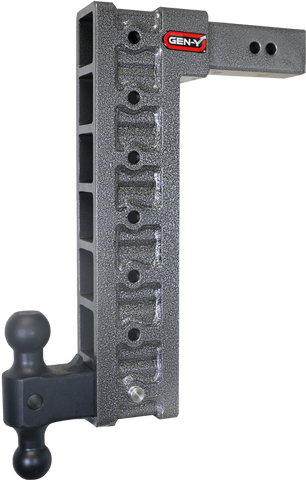 Gen-Y Mega Duty 2.5in Shank 18in Drop 3K TW 21K Hitch w/GH-061 Dual-Ball/GH-0101 Stabilizer Kit - GH-617