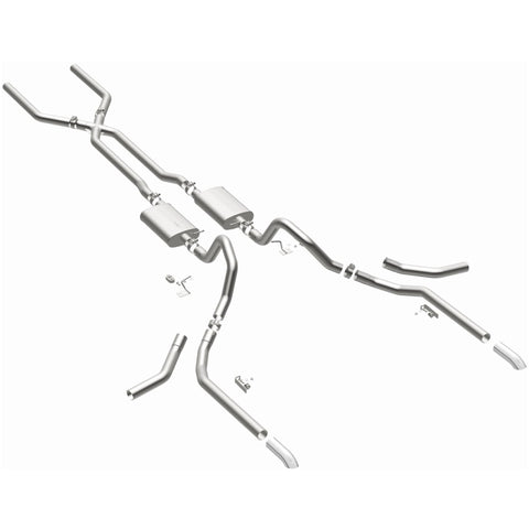 MagnaFlow 65-68 Chevy Impala All V8 Multiple Exit Options Crossmember-Back Perf Exhaust - 15165