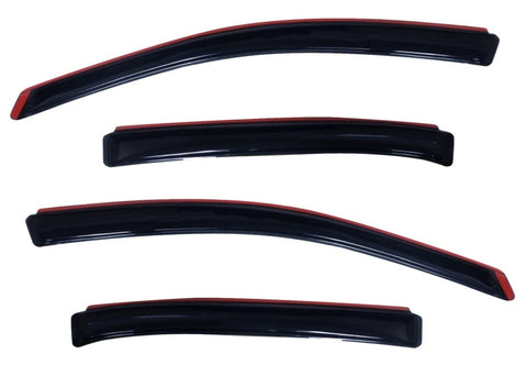 AVS 10-18 Ford Taurus Ventvisor In-Channel Front & Rear Window Deflectors 4pc - Smoke - 194194