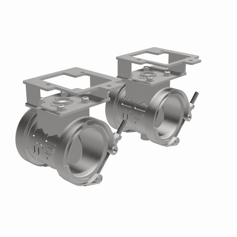 MagnaFlow 2018 Ford Mustang V8-5.0LGAS Exhaust Acc - 2.5in ID/OD - 304SS - Integrated V-Band Flanges - 10805
