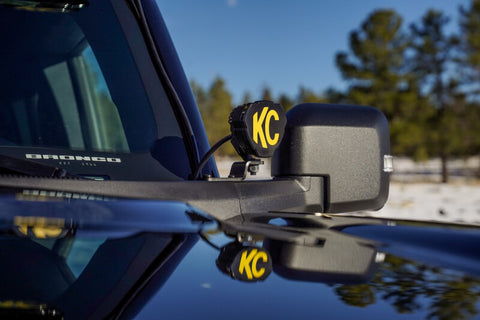 KC HiLiTES 2021+ Ford Bronco Ditch Light Mounting Bracket Set - 7333