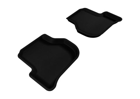 3D MAXpider 2005-2010 Volkswagen Jetta/Golf Kagu 2nd Row Floormats - Black - L1VW00821509