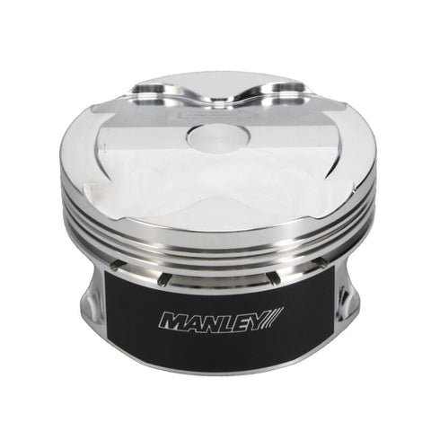Manley 2018+ Ford Coyote 5.0L DOHC +1cc Dish 3.662in Bore 11:1 CR Platinum Piston Set - 595800C-8
