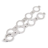 Stainless Works Chevrolet LS1/LS6 Round Port Header 304SS Exhaust Flanges 1-7/8in Primaries - HFLS1188