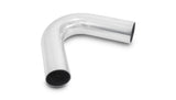 Vibrant 2in O.D. Universal Aluminum Tubing (120 degree Bend) - Polished - 2823