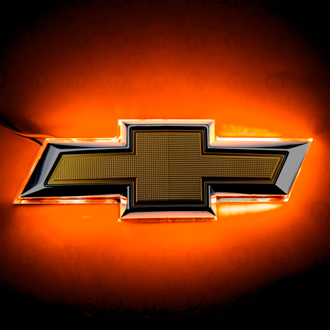 Oracle 14-15 Chevrolet Camaro Illuminated Bowtie - Amber - 3057-005