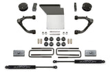Fabtech 14-18 GM K1500 w/OE Alum. UCA 4in Uniball UCA System w/Rear Stealth Shocks - FTS21191