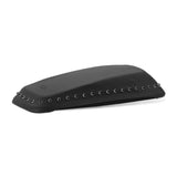 Mustang 08-21 Harley FL Touring Saddlebag Lid Covers w/Black Pearl Studs- Black - 77624