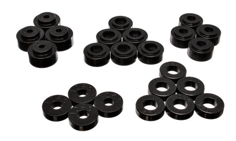 Energy Suspension 68-72 Chevrolet Chevelle/Monte Carlo/Malibu/Laguna/El Camino Black Body Mount Set - 3.4113G