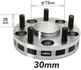 Project Kics 30mm Thick 12x1.25 5-139.7 4WD Wide Tread Spacers - W5330W3WTS