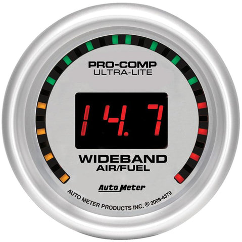 Autometer Ultra-Lite 2-5/8in Wideband Air/Fuel Ratio Analog (8:1-18:1 AFR) - 4479
