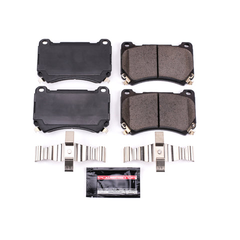 Power Stop 2011 Hyundai Equus Front Z23 Evolution Sport Brake Pads w/Hardware - Z23-1396