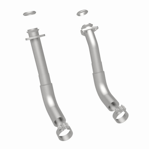 MagnaFlow 66-72 Chevy C10 Pickup V8 2-Piece Front Exhuast Pipe Kit (2in Tubing/Clamps/Inlet Flanges) - 15380