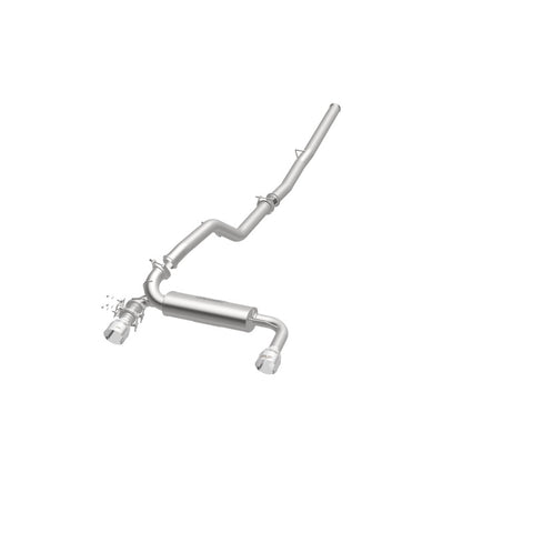 MagnaFlow Cat-Back 2016 Ford Focus RS 3in SS Dual Outlet 4.5in Polished Tips - 19281