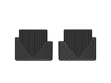 WeatherTech 13+ Ford Escape Rear Rubber Mats - Black - W284