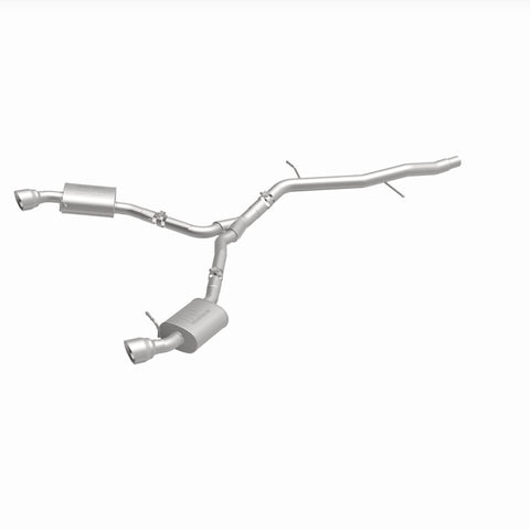 MagnaFlow 18-19 Audi A5 Dual Exit Polished Stainless CatBack Exhaust - 3in Main Piping Diameter - 19390