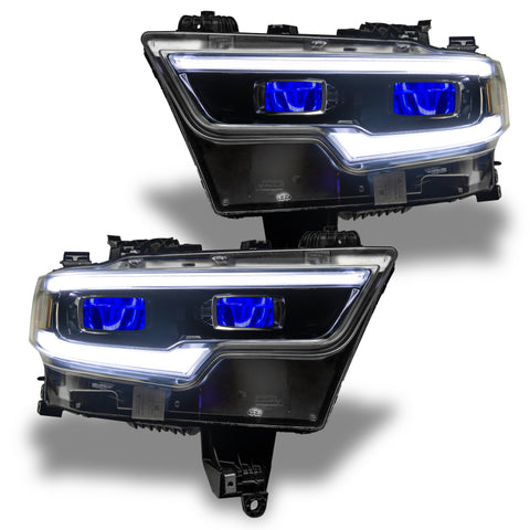 Oracle 19-21 RAM 1500 RGB Headlight Demon Eye Kit - LED Projector - w/o Controller - 1456-334