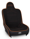 PRP Premier High Back Suspension Seat- Black/Orange Tweed - A100110-50-207