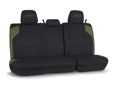 PRP 16-23 Toyota Tacoma Rear Bench Cover - Black/Olive Green - B054-04