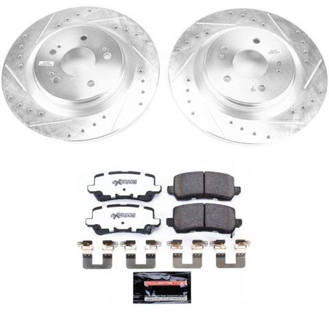 Power Stop 18-19 Honda Odyssey Rear Z26 Street Warrior Brake Kit - K7903-26