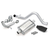 Banks Power 12-15 Jeep 3.6L Wrangler (All) - 2dr Monster Exh Sys - SS Single Exh w/ Black Tip - 51342-B