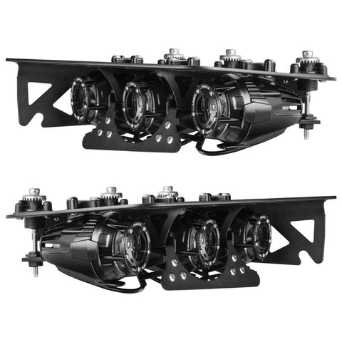Oracle Lighting 21-24 Ford Bronco Off Road Laser and LED Fog Light Kit for Steel Bumper - 5928-LZZ-001