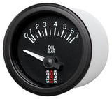 Autometer Stack 52mm 0-7 Bar M10 (M) Electric Oil Pressure Gauge - Black - ST3201