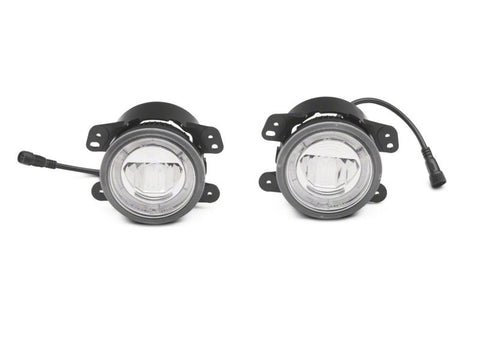Raxiom 10-23 Jeep Wrangler JK & JL Axial Series LED DRL Fog Lights - J119947-B