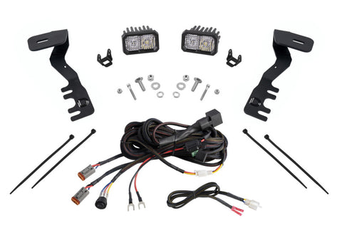 Diode Dynamics Stage Series 2in LED Ditch Light Kit for 2024+ Toyota Tacoma- Sport White Combo - DD7934