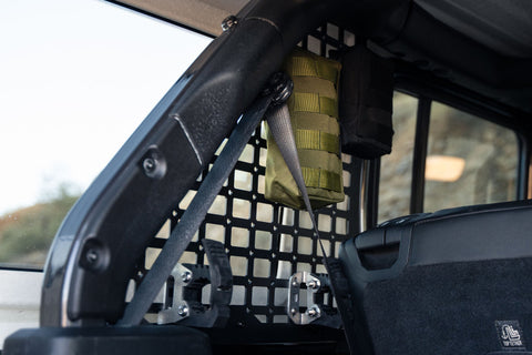 DV8 Offroad 2018+ Jeep Wrangler Rear Window Molle Panels - MPJL-01