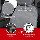 Covercraft 2026 Jeep Wrangler 2-Door (MT) Endura Waterproof SeatSaver Custom Front Row Seat Covers - SS2645WFBK