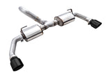 AWE Tuning 2018+ Jeep Wrangler JL/JLU Tread Edition Axle-Back Dual Exhaust - Diamond Black Tips - 3015-33001