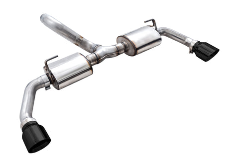 AWE Tuning 2018+ Jeep Wrangler JL/JLU Tread Edition Axle-Back Dual Exhaust - Diamond Black Tips - 3015-33001